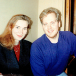Oksana Kikhtenko (ACTR) & Bryce Rich (IREX) in Novosibirsk, 1994